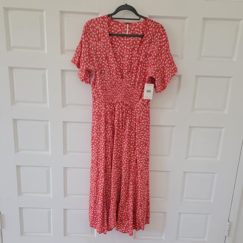 Free People - Full length V Neck Dress